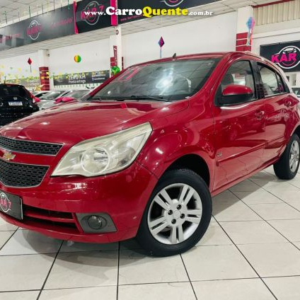 CHEVROLET   AGILE LTZ 1.4 MPFI 8V FLEXPOWER 5P   VERMELHO 2011 1.4 FLEX