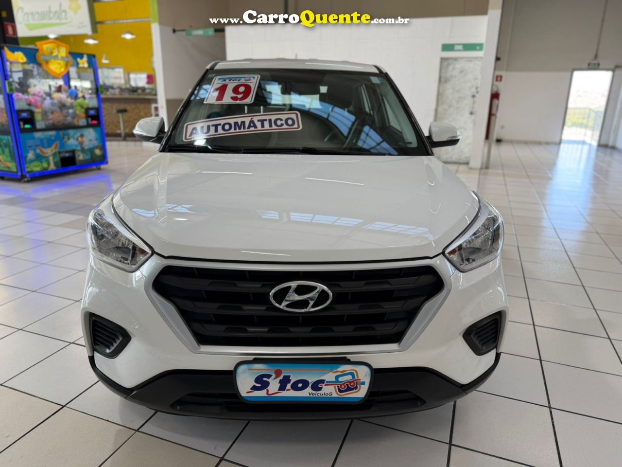 HYUNDAI   CRETA ATTITUDE 1.6 16V FLEX AUT.   BRANCO 2019 1.6 FLEX - Loja