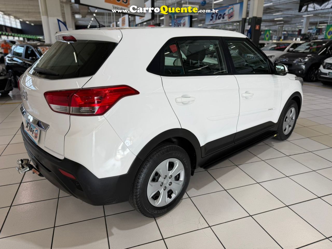 HYUNDAI   CRETA ATTITUDE 1.6 16V FLEX AUT.   BRANCO 2019 1.6 FLEX - Loja