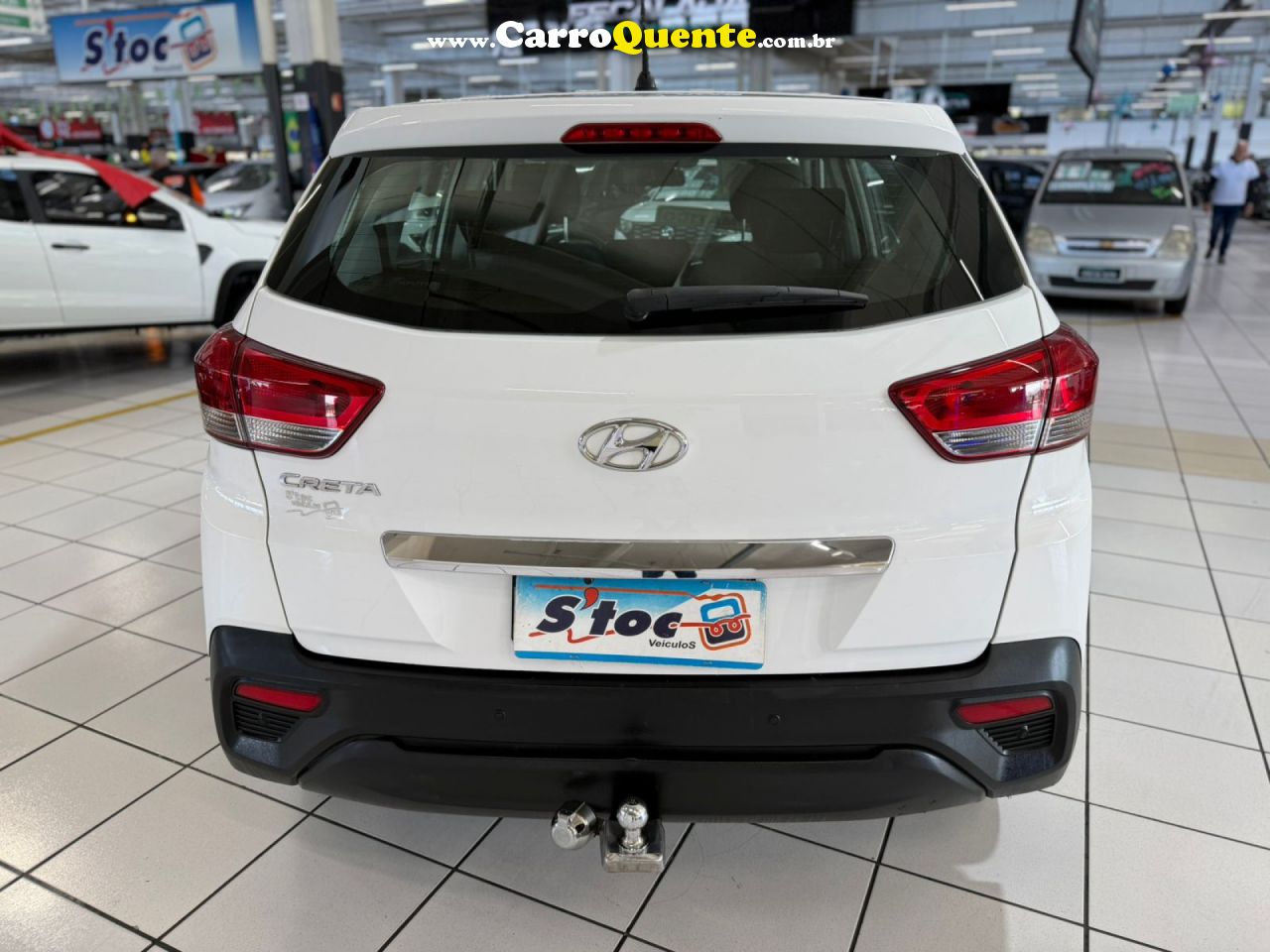 HYUNDAI   CRETA ATTITUDE 1.6 16V FLEX AUT.   BRANCO 2019 1.6 FLEX - Loja
