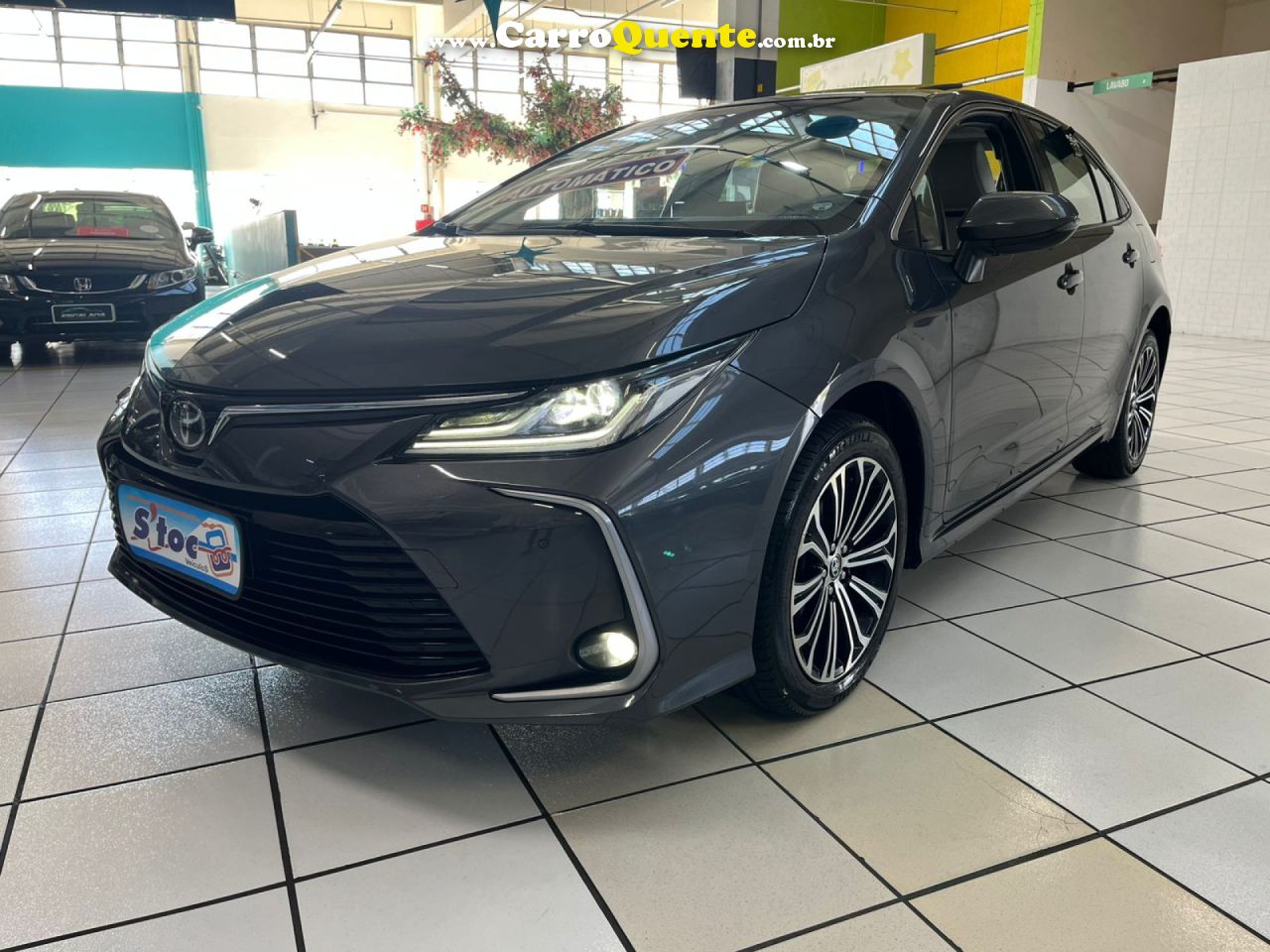 TOYOTA   COROLLA ALTISA.PREMIU. 2.0 FLEX 16V AUT   CINZA 2023 2.0 FLEX - Loja