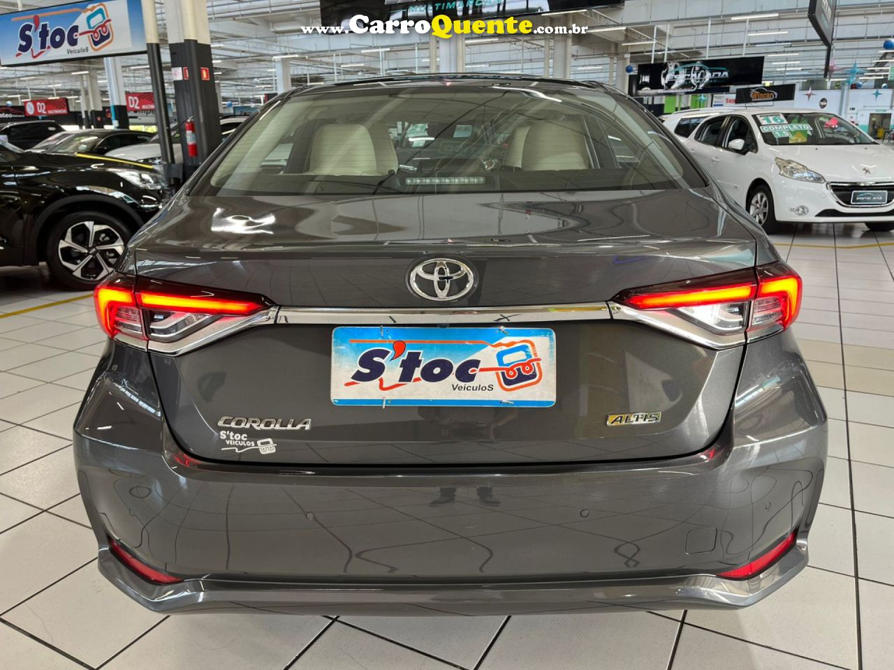 TOYOTA   COROLLA ALTISA.PREMIU. 2.0 FLEX 16V AUT   CINZA 2023 2.0 FLEX - Loja