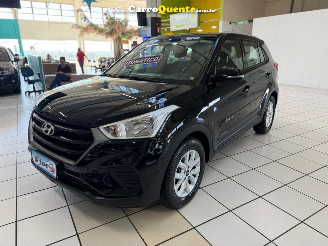 HYUNDAI   CRETA ACTION 1.6 16V FLEX AUT.   PRETO 2022 1.6 FLEX - Loja