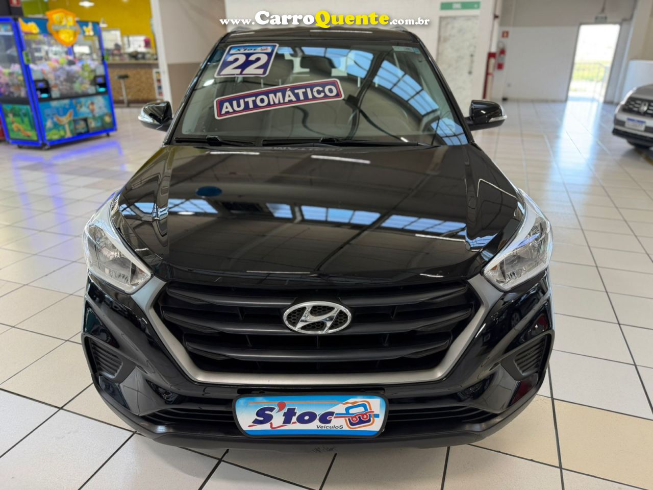 HYUNDAI   CRETA ACTION 1.6 16V FLEX AUT.   PRETO 2022 1.6 FLEX - Loja
