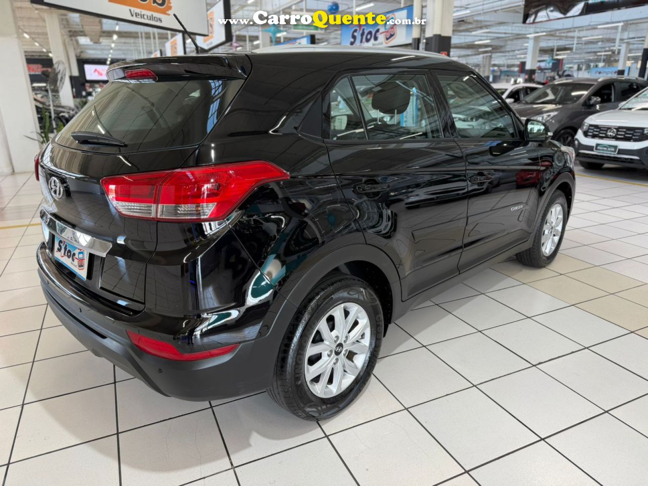 HYUNDAI   CRETA ACTION 1.6 16V FLEX AUT.   PRETO 2022 1.6 FLEX - Loja