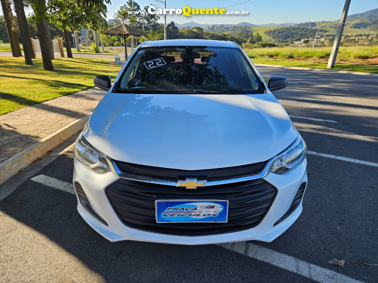 CHEVROLET   ONIX HATCH 1.0 12V FLEX 5P MEC.   BRANCO 2022 1.0 FLEX - Loja