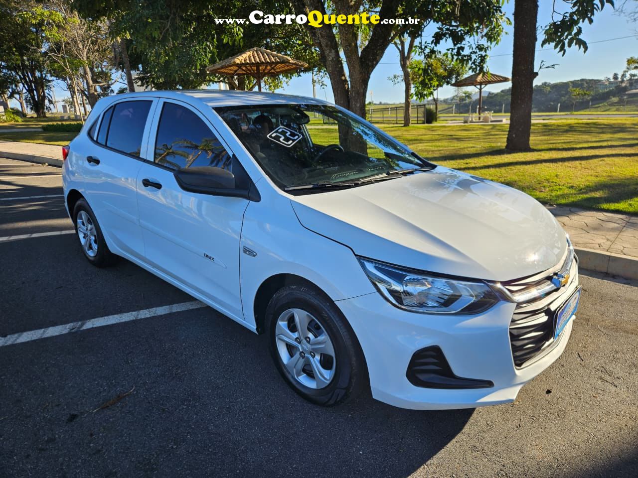CHEVROLET   ONIX HATCH 1.0 12V FLEX 5P MEC.   BRANCO 2022 1.0 FLEX - Loja