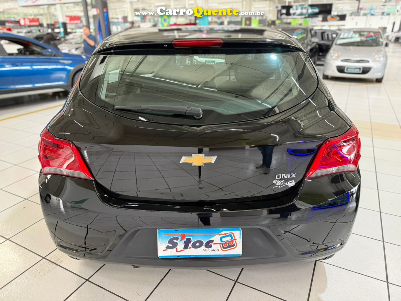 CHEVROLET   ONIX HATCH ADVANTAGE 1.4 8V FLEX 5P AUT.   PRETO 2019 1.4 FLEX - Loja