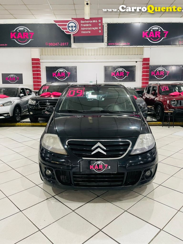 CITROËN   C3 EXCL.EXCL.SOLAR.SONORA 1.6 FLEX AUT   PRETO 2009 1.6 FLEX - Loja