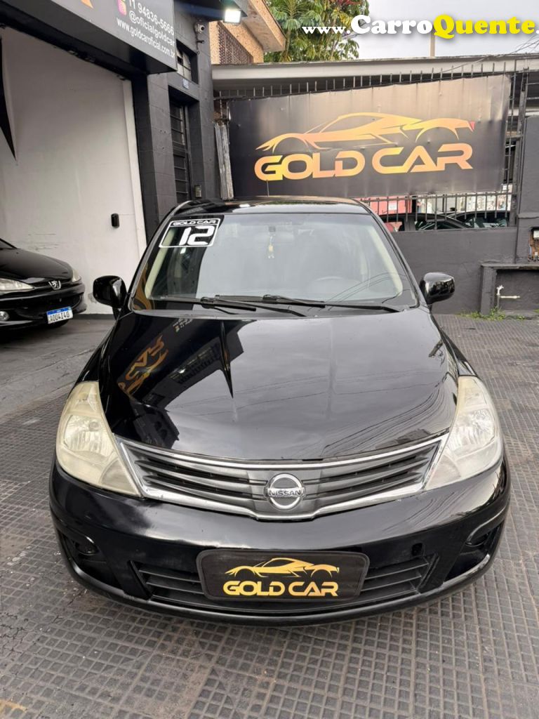 NISSAN   TIIDA S 1.81.8 FLEX 16V  MEC.   PRETO 2012 1.8 FLEX - Loja