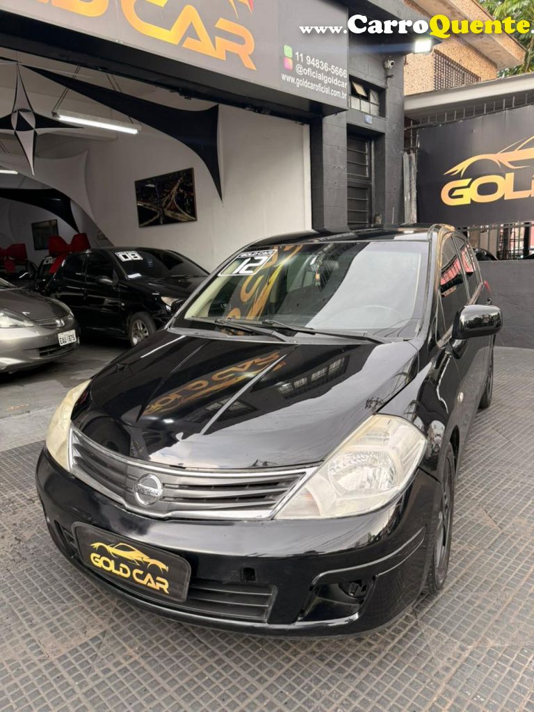 NISSAN   TIIDA S 1.81.8 FLEX 16V  MEC.   PRETO 2012 1.8 FLEX - Loja