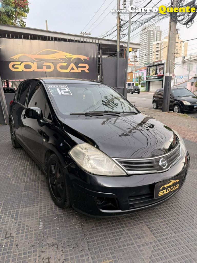NISSAN   TIIDA S 1.81.8 FLEX 16V  MEC.   PRETO 2012 1.8 FLEX - Loja