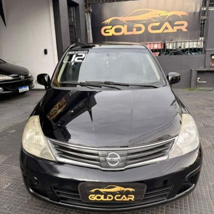 NISSAN   TIIDA S 1.81.8 FLEX 16V  MEC.   PRETO 2012 1.8 FLEX