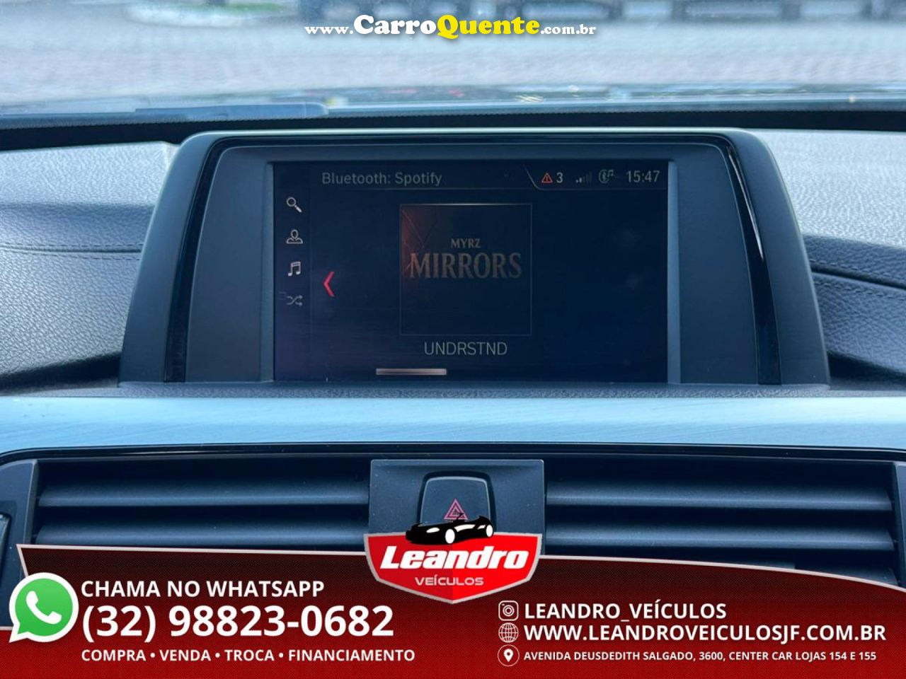 BMW   320IA 2.0 TURBOACTIVEFLEX 16VGP  4P   CINZA 2018 2.0 FLEX - Loja
