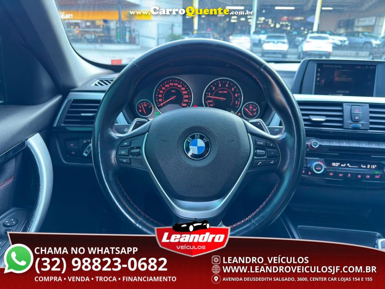 BMW   320IA 2.0 TURBOACTIVEFLEX 16VGP  4P   CINZA 2018 2.0 FLEX - Loja