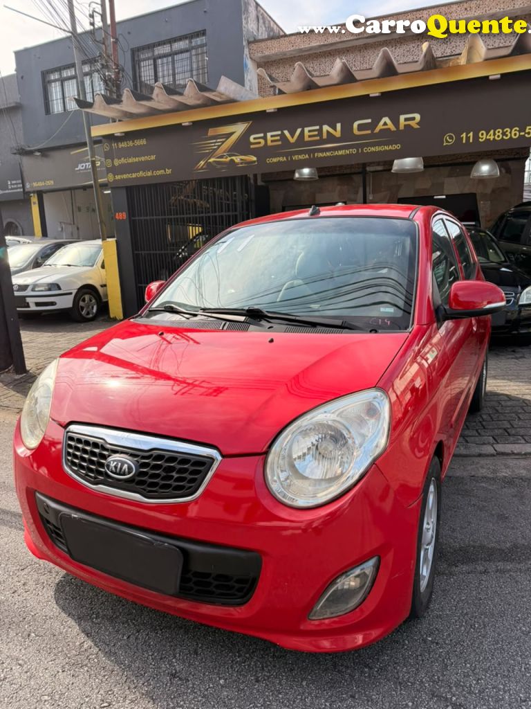 KIA   PICANTO EX 1.11.0 1.0 FLEX MEC.   VERMELHO 2011 1.0 FLEX - Loja