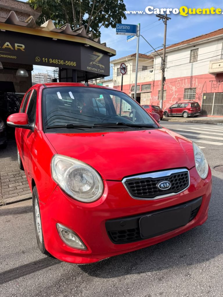 KIA   PICANTO EX 1.11.0 1.0 FLEX MEC.   VERMELHO 2011 1.0 FLEX - Loja