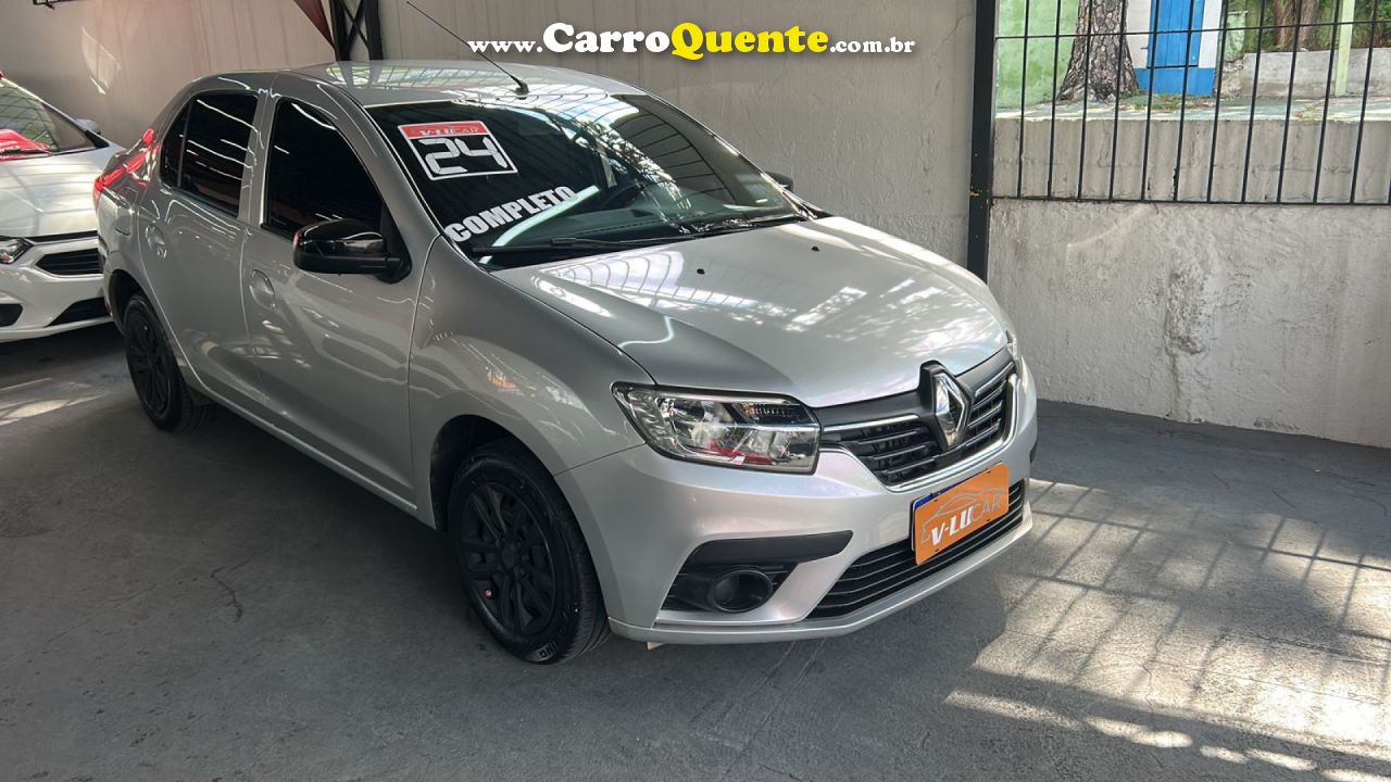 RENAULT   LOGAN ZEN FLEX 1.0 12V 4P MEC.   PRATA 2024 1.0 FLEX - Loja