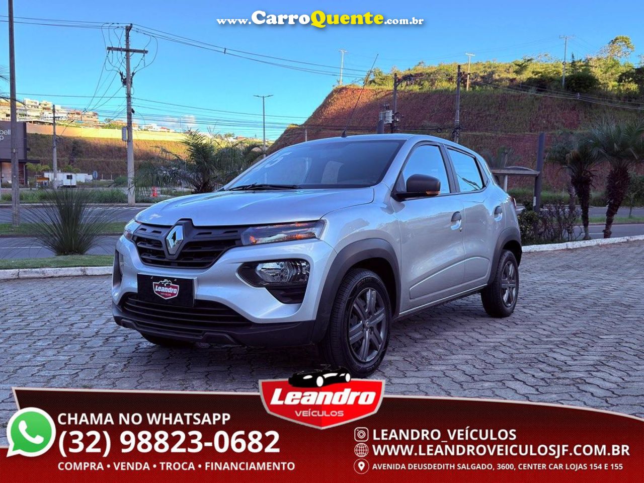 RENAULT   KWID ZEN 1.0 FLEX 12V 5P MEC.   PRATA 2025 1.0 FLEX - Loja