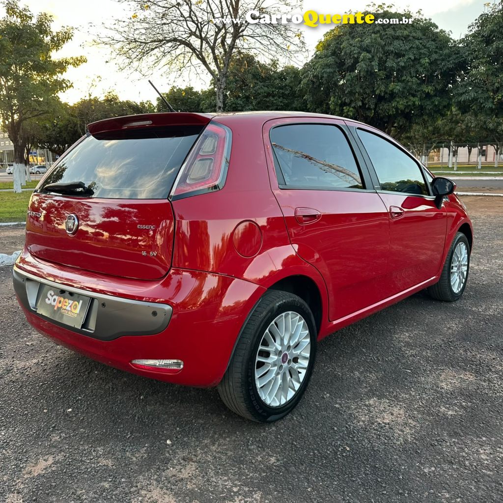FIAT   PUNTO ESSENCE 1.6 FLEX 16V 5P   VERMELHO 2013 1.6 FLEX - Loja