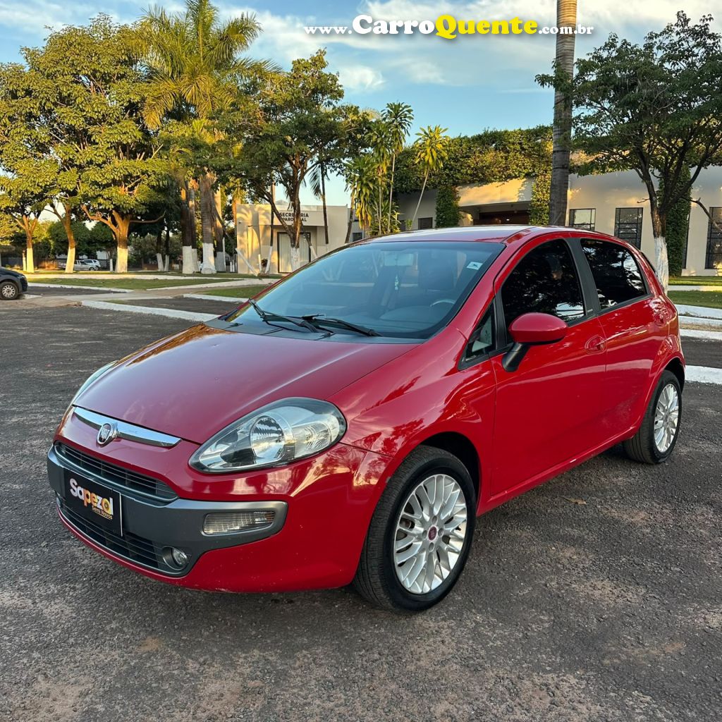 FIAT   PUNTO ESSENCE 1.6 FLEX 16V 5P   VERMELHO 2013 1.6 FLEX - Loja
