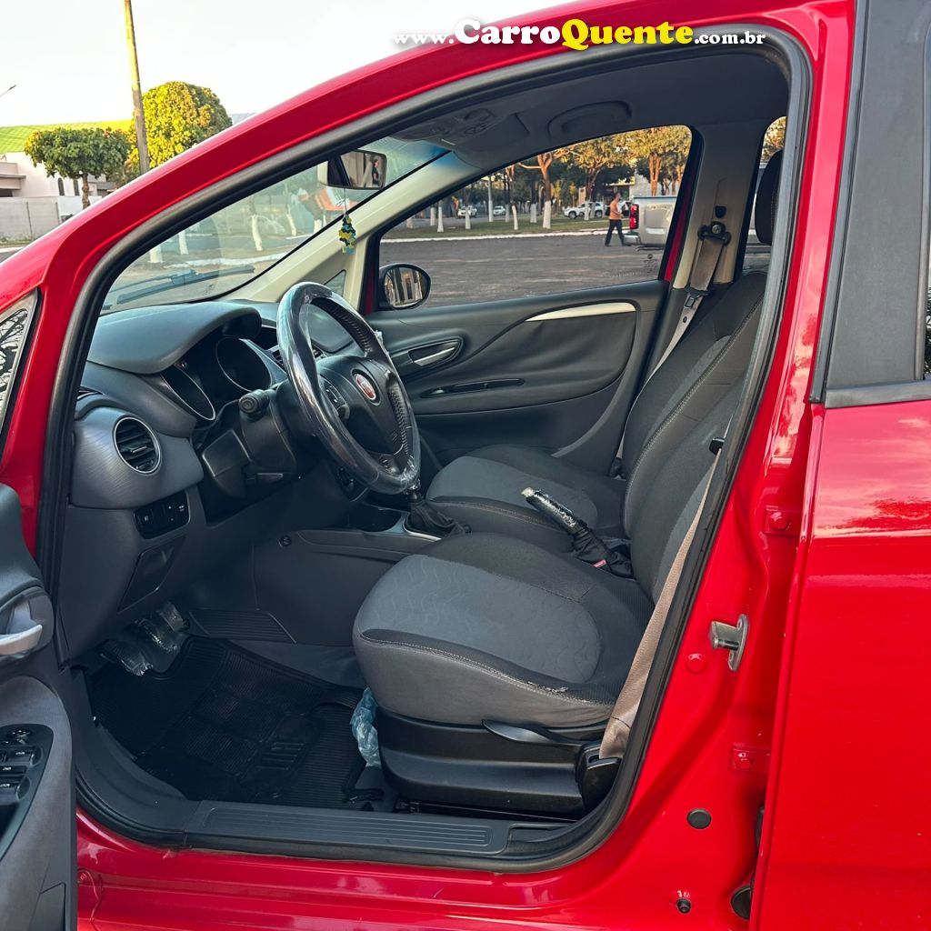 FIAT   PUNTO ESSENCE 1.6 FLEX 16V 5P   VERMELHO 2013 1.6 FLEX - Loja