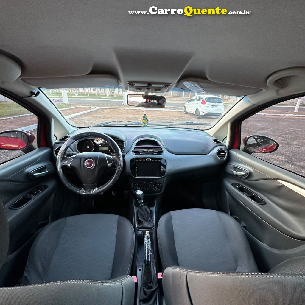 FIAT   PUNTO ESSENCE 1.6 FLEX 16V 5P   VERMELHO 2013 1.6 FLEX - Loja