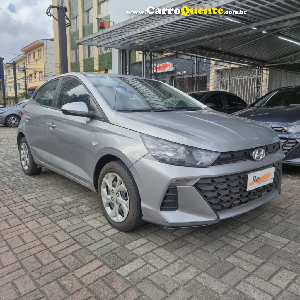 HYUNDAI   HB20 SENSE PLUS1.0 FLEX 12V MEC.   PRATA 2025 1.0 FLEX - Loja