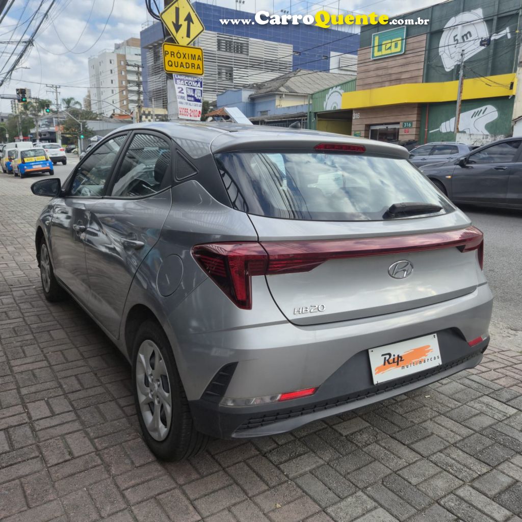HYUNDAI   HB20 SENSE PLUS1.0 FLEX 12V MEC.   PRATA 2025 1.0 FLEX - Loja