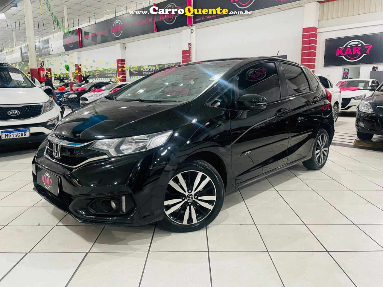 HONDA   FIT EXSEX 1.5 FLEXFLEXONE 16V 5P AUT.   PRETO 2021 1.5 GASOLINA - Loja