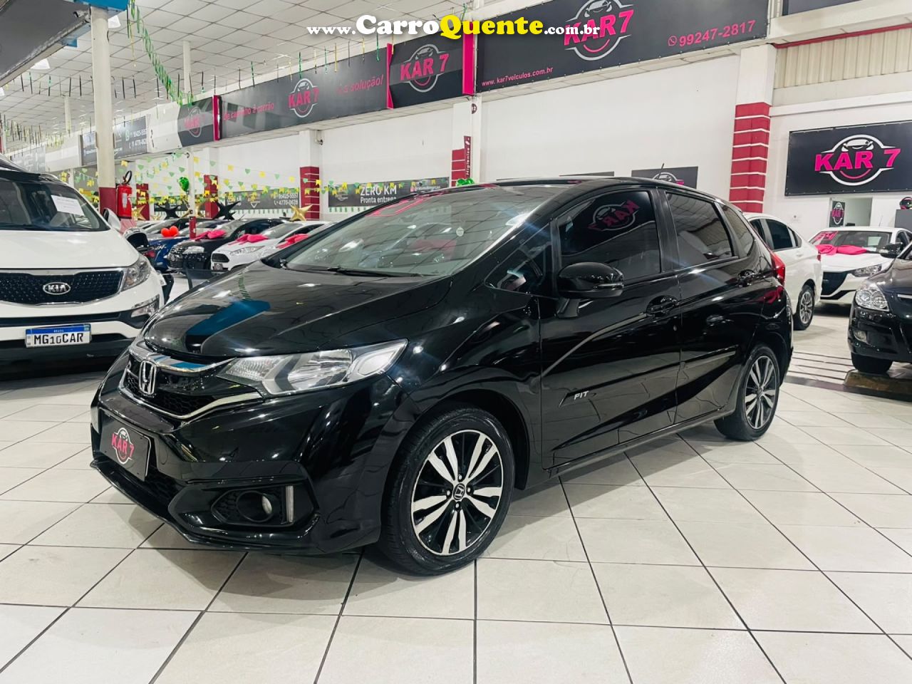 HONDA   FIT EXSEX 1.5 FLEXFLEXONE 16V 5P AUT.   PRETO 2021 1.5 GASOLINA - Loja