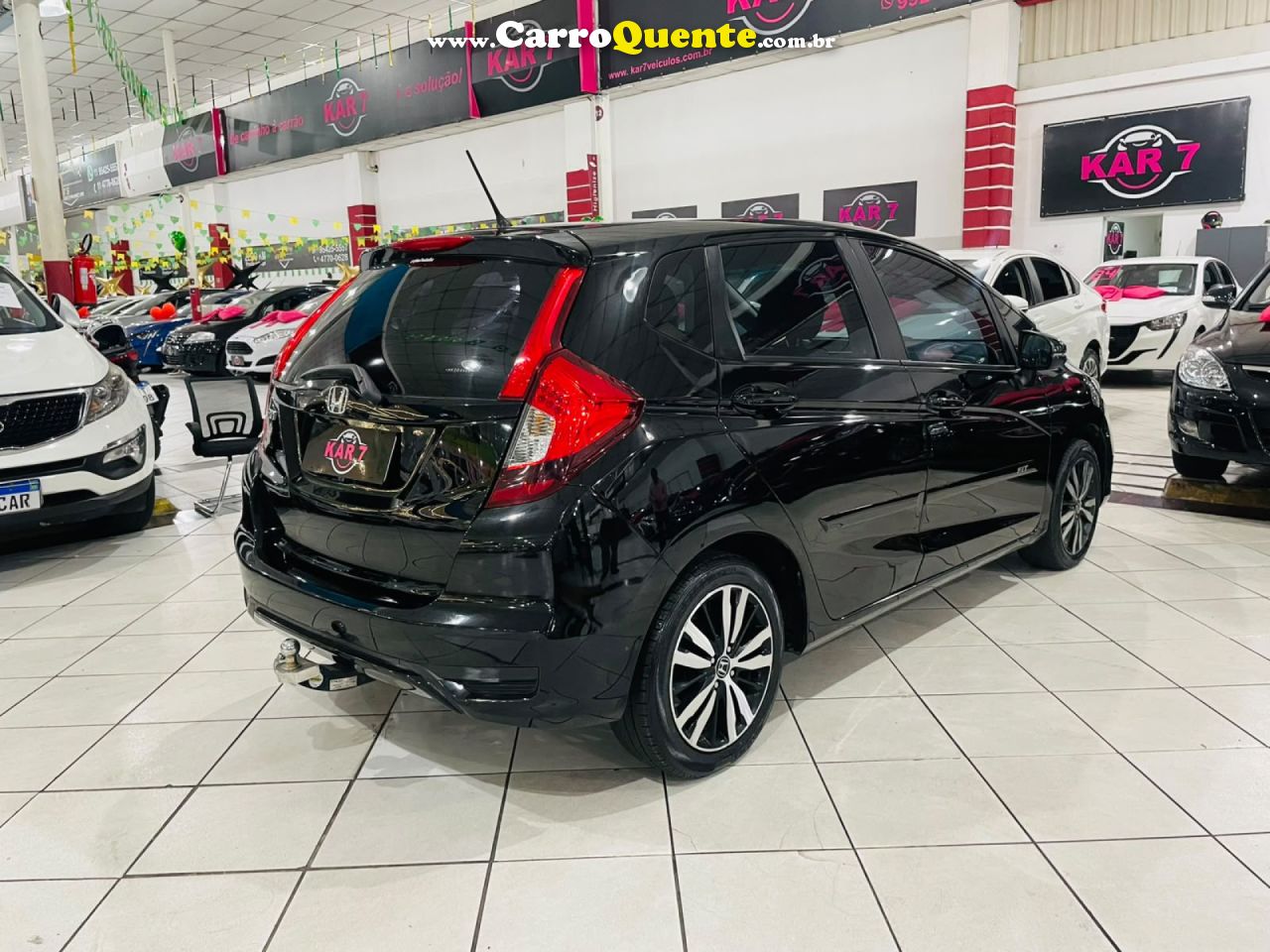 HONDA   FIT EXSEX 1.5 FLEXFLEXONE 16V 5P AUT.   PRETO 2021 1.5 GASOLINA - Loja