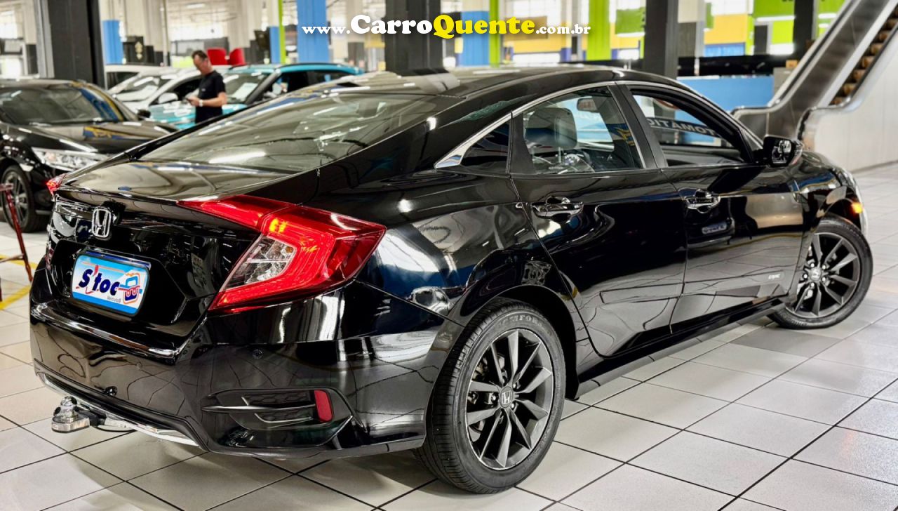 HONDA   CIVIC SEDAN EX 2.0 FLEX 16V AUT.4P   PRETO 2020 2.0 FLEX - Loja