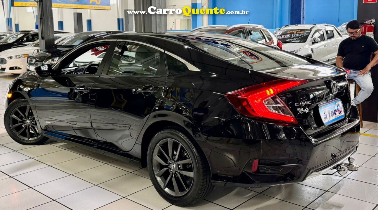 HONDA   CIVIC SEDAN EX 2.0 FLEX 16V AUT.4P   PRETO 2020 2.0 FLEX - Loja