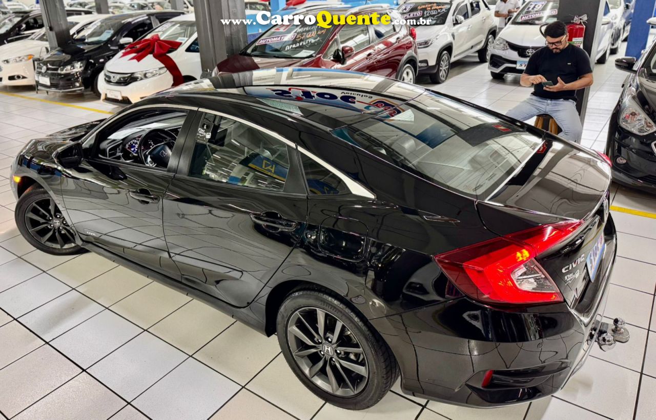 HONDA   CIVIC SEDAN EX 2.0 FLEX 16V AUT.4P   PRETO 2020 2.0 FLEX - Loja