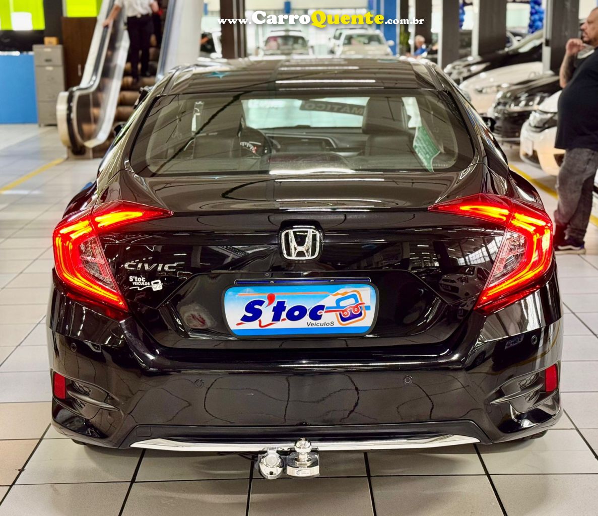 HONDA   CIVIC SEDAN EX 2.0 FLEX 16V AUT.4P   PRETO 2020 2.0 FLEX - Loja