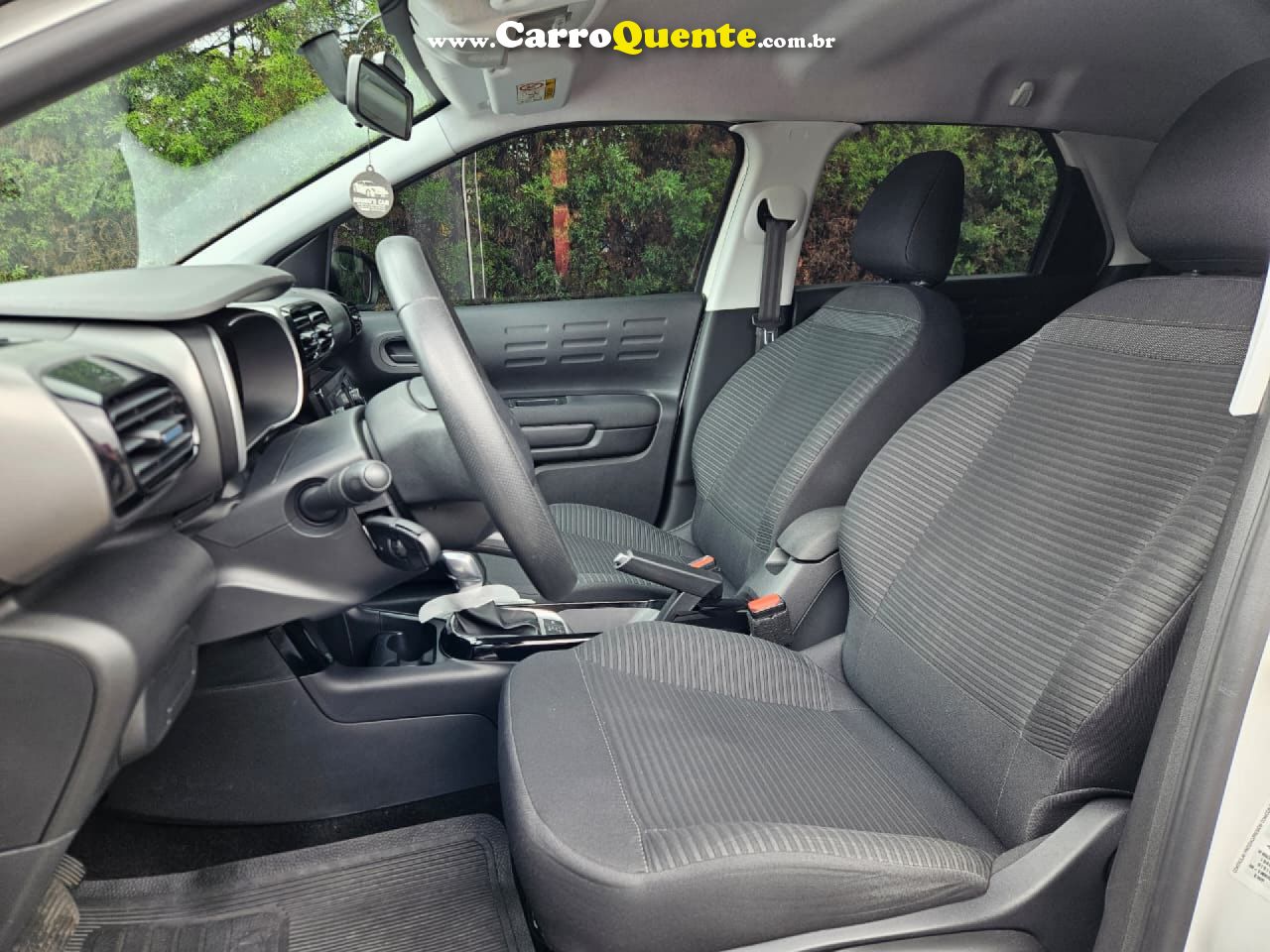 CITROËN   C4 CACTUS FEEL 1.6 16V FLEX AUT.   BRANCO 2022 1.6 FLEX - Loja