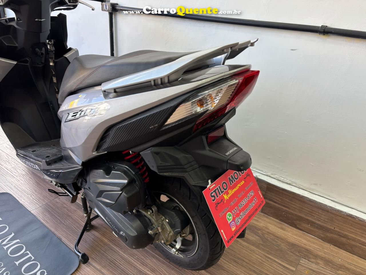 HONDA   ELITE 125   PRATA 2023 125 GASOLINA - Loja