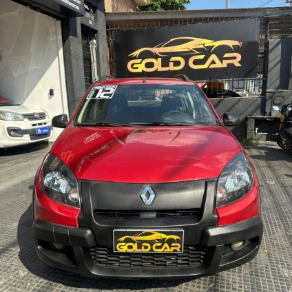 RENAULT   SANDERO STEPWAY HI-F. R. CURL 1.6 16V 5P   VERMELHO 2012 1.6 GASOLINA