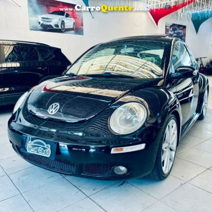 VOLKSWAGEN   NEW BEETLE 2.0 MI MEC.AUT.   PRETO 2007 2.0 GASOLINA