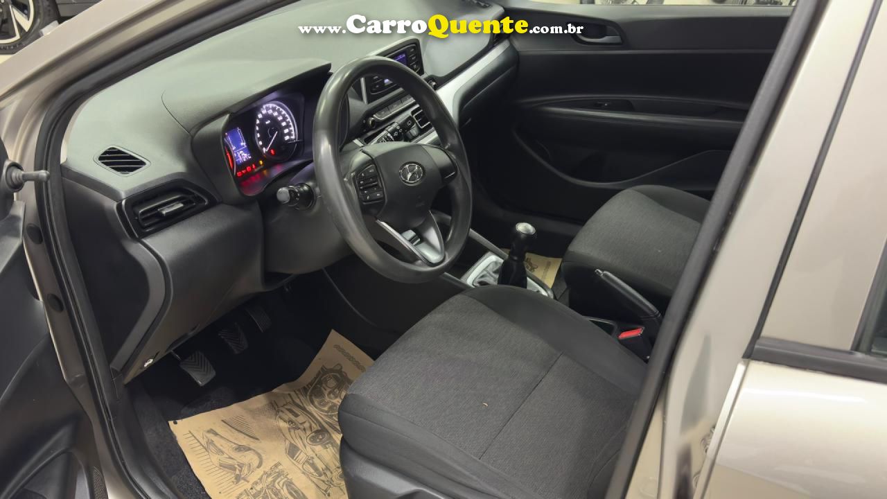 HYUNDAI   HB20 SENSE 1.0 FLEX 12V MEC.   PRATA 2020 1.0 FLEX - Loja