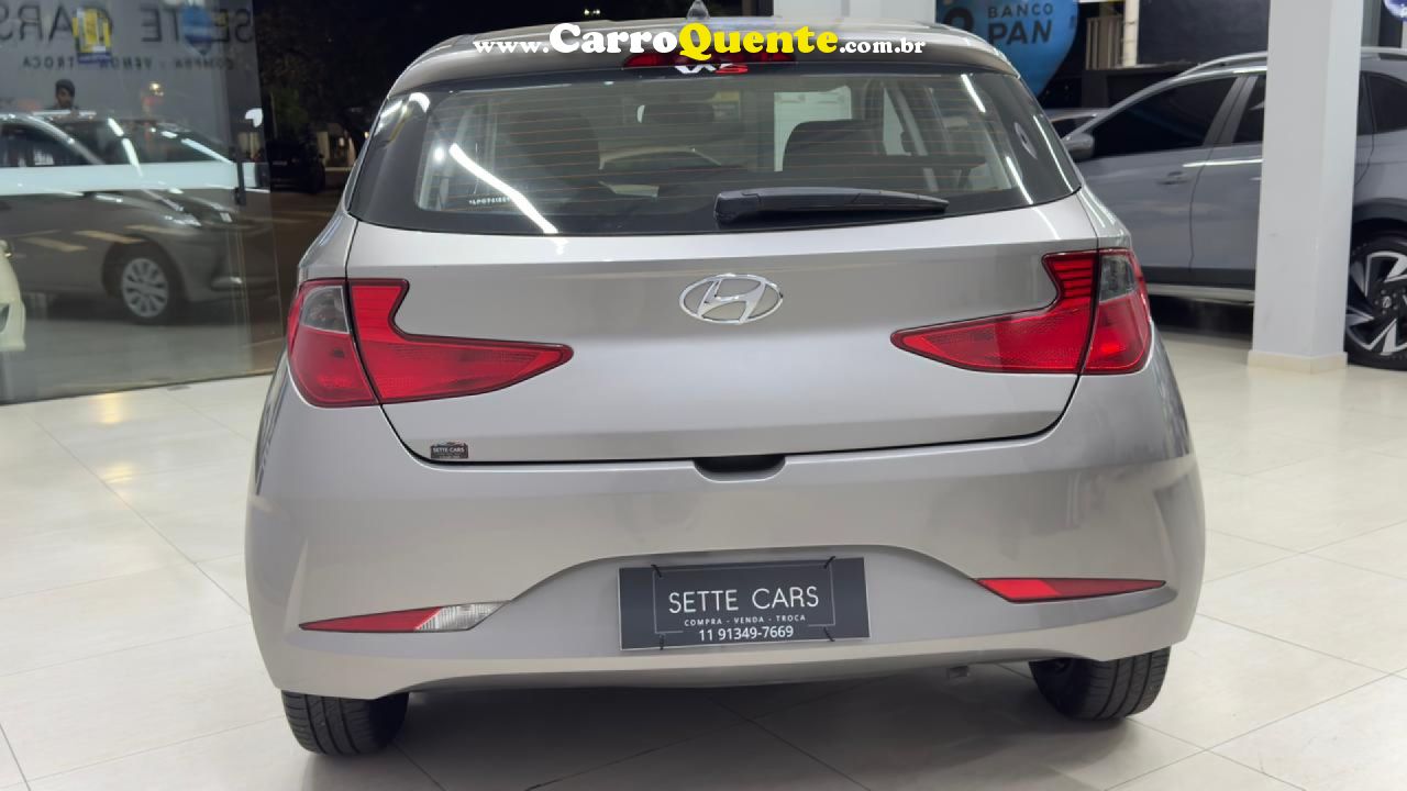 HYUNDAI   HB20 SENSE 1.0 FLEX 12V MEC.   PRATA 2020 1.0 FLEX - Loja