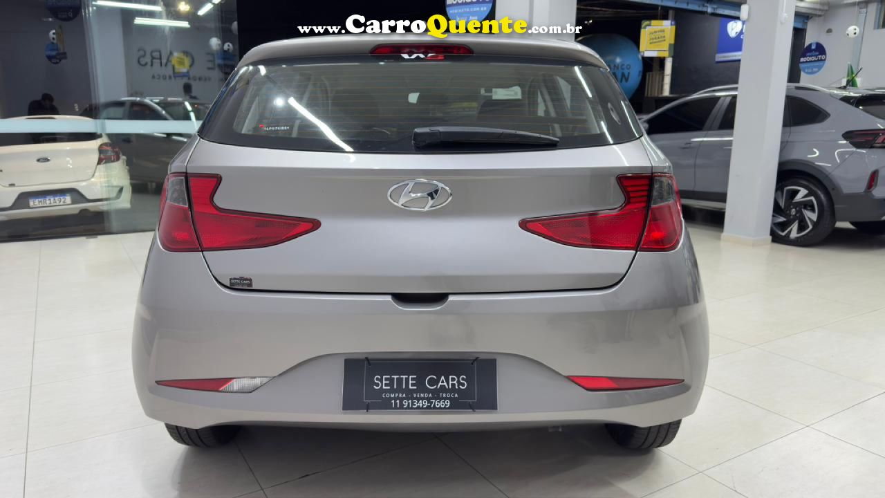 HYUNDAI   HB20 SENSE 1.0 FLEX 12V MEC.   PRATA 2020 1.0 FLEX - Loja
