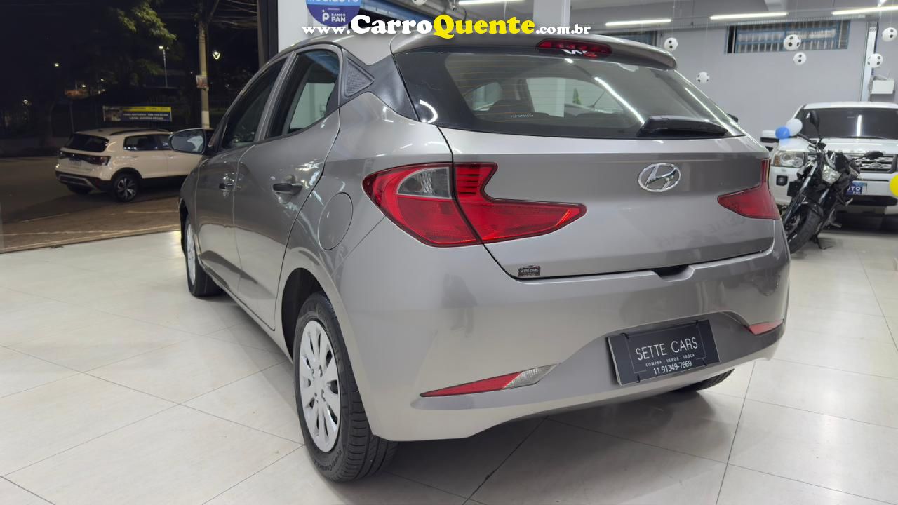 HYUNDAI   HB20 SENSE 1.0 FLEX 12V MEC.   PRATA 2020 1.0 FLEX - Loja