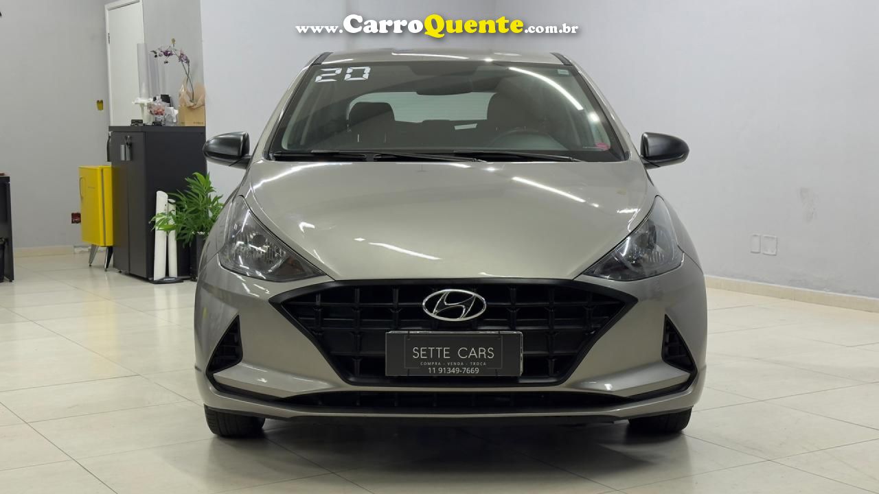 HYUNDAI   HB20 SENSE 1.0 FLEX 12V MEC.   PRATA 2020 1.0 FLEX - Loja