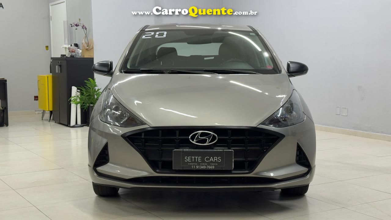 HYUNDAI   HB20 SENSE 1.0 FLEX 12V MEC.   PRATA 2020 1.0 FLEX - Loja