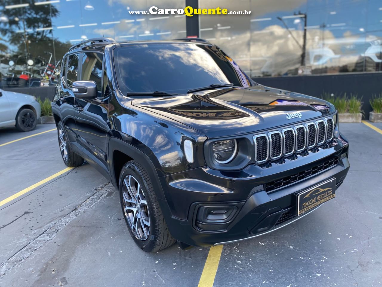 JEEP   RENEGADE LONG. T270 1.3 TB 4X2 FLEX AUT.   PRETO 2024 1.3 FLEX - Loja