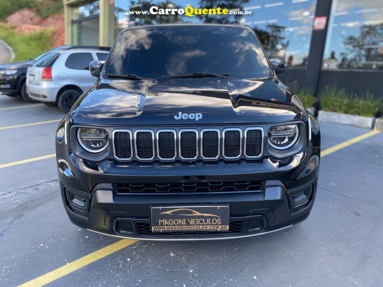 JEEP   RENEGADE LONG. T270 1.3 TB 4X2 FLEX AUT.   PRETO 2024 1.3 FLEX - Loja
