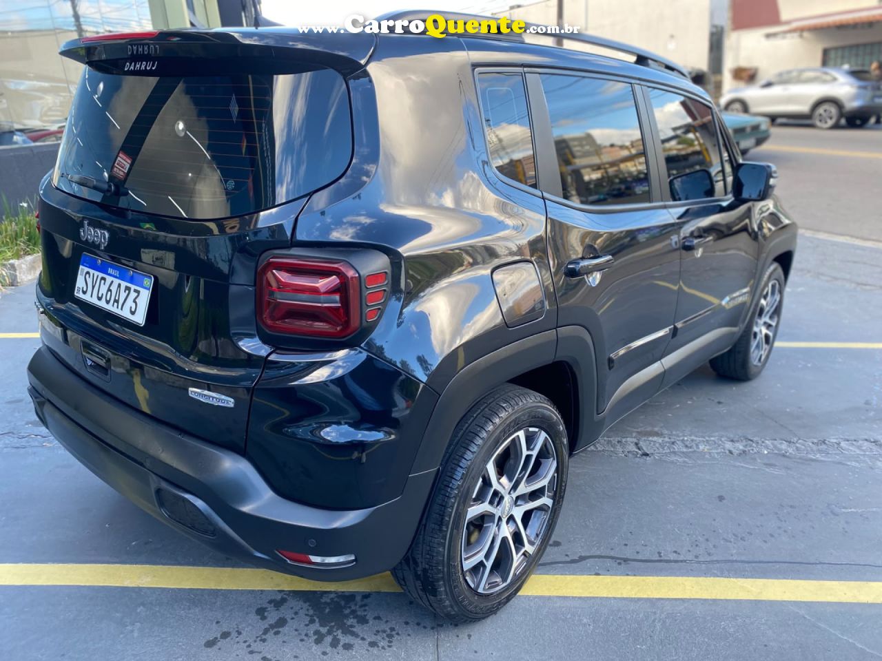 JEEP   RENEGADE LONG. T270 1.3 TB 4X2 FLEX AUT.   PRETO 2024 1.3 FLEX - Loja