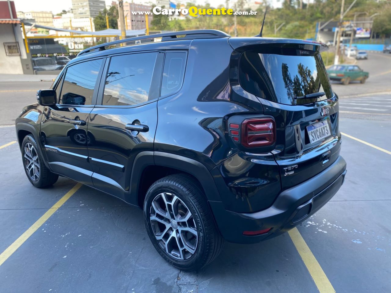 JEEP   RENEGADE LONG. T270 1.3 TB 4X2 FLEX AUT.   PRETO 2024 1.3 FLEX - Loja